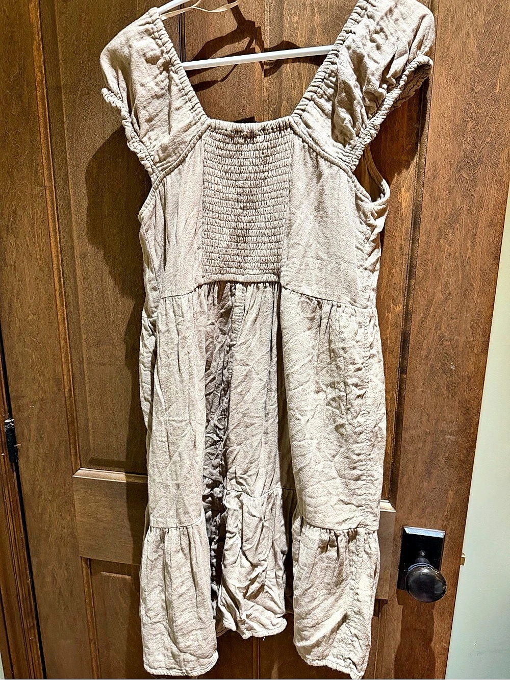 mySTYLE Maxi Dress in Beige Size Small Like New